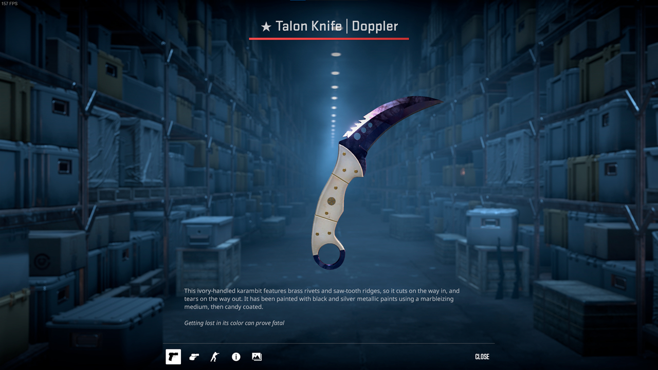 Black Pearl Karambit knife