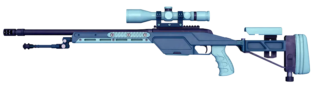 Blue Spruce sniper rifle