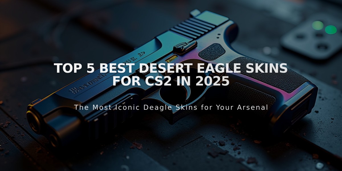 Top 5 Best Desert Eagle Skins for CS2 in 2025