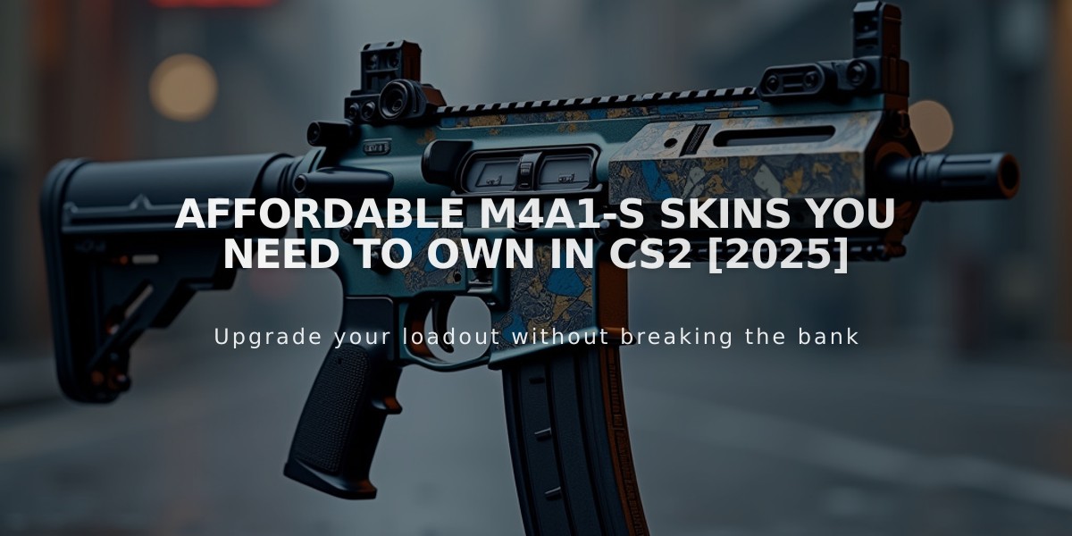 Affordable M4A1-S Skins You Need to Own in CS2 [2025]