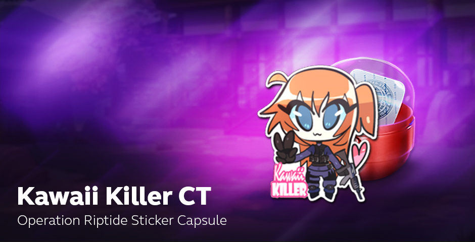 Kawaii CT sticker capsule