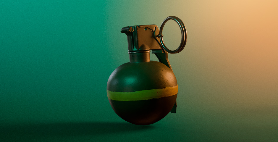 HE Grenade with pin