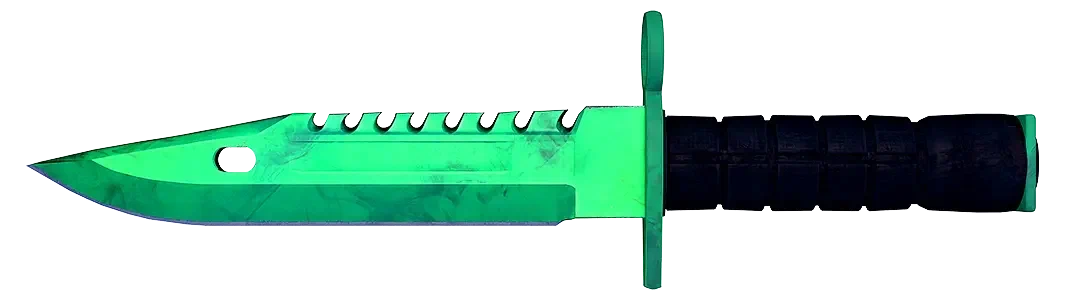 Green Gamma Doppler CS:GO knife blade