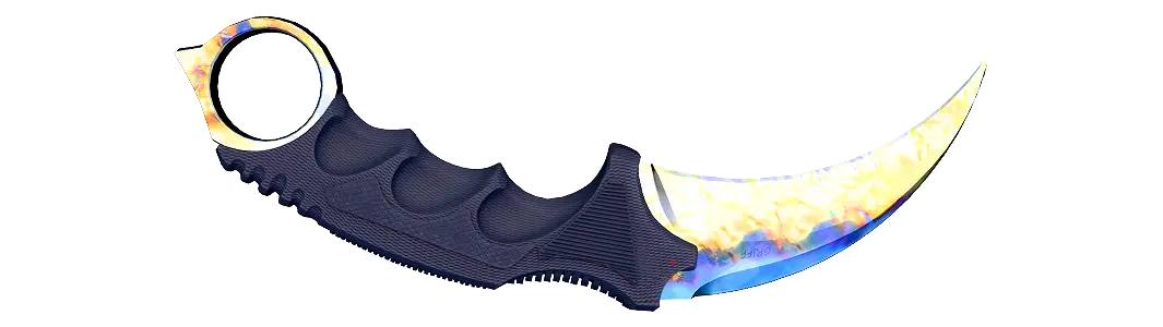 Case Hardened Karambit knife