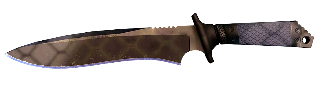 Gray safari mesh pattern knife