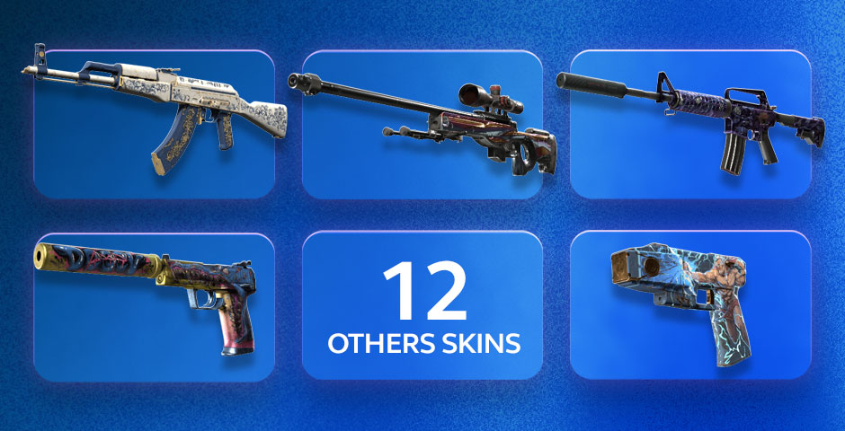 CS:GO weapon skins collection