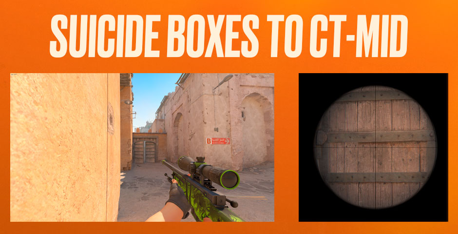 Suicide Boxes CT Mid CoD Map