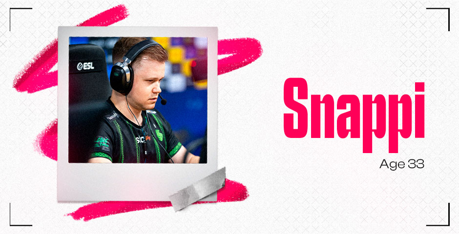 Marco "Snappi" Pfeiffer wearing headset