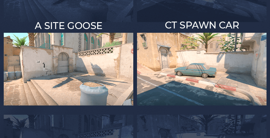 Dust II CSGO map layout