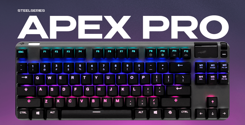 SteelSeries Apex Pro gaming keyboard