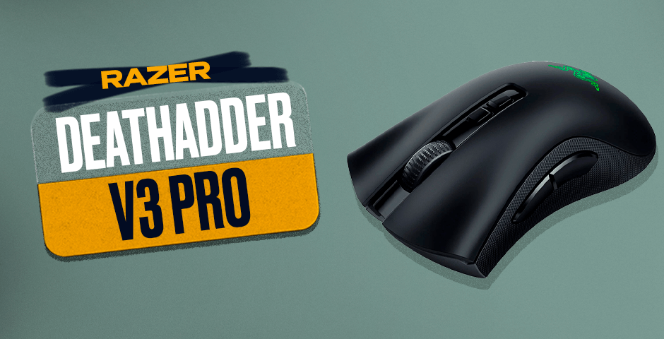 Black DeathAdder V3 Pro gaming mouse