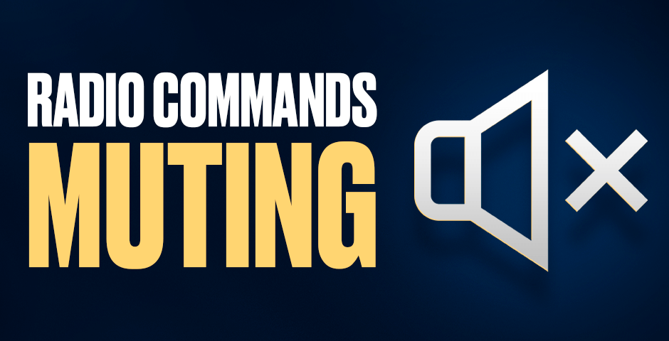 Radio mute command icon