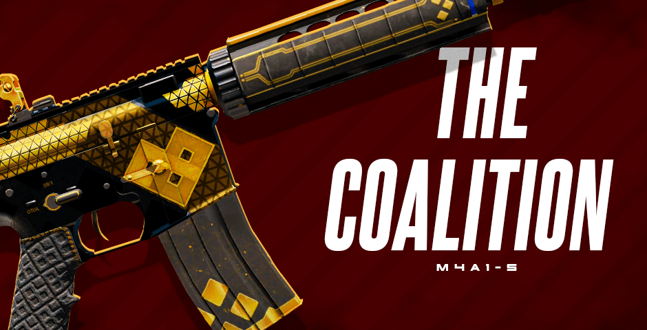 M4A4 Coalition weapon skin