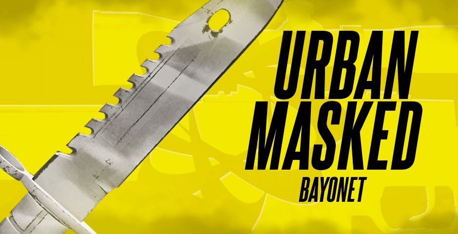 Bayonet Urban Masked knife skin