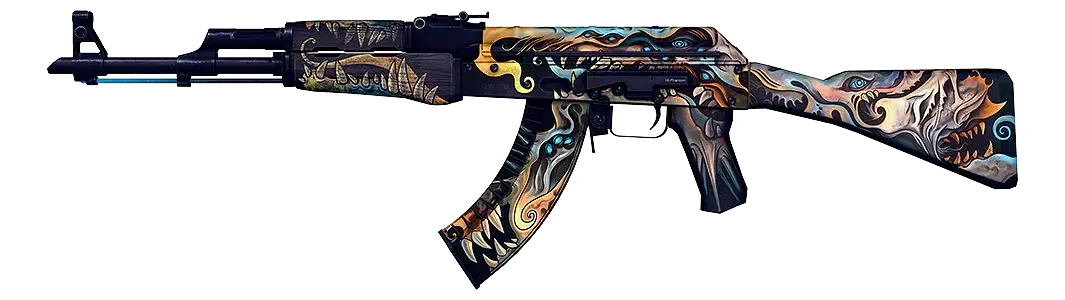 Colorful Phantom gun skin design