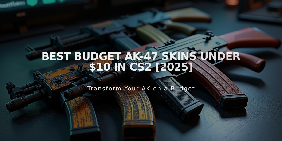 Best Budget AK-47 Skins Under $10 in CS2 [2025]