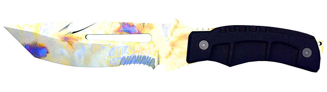 Case hardened knife blade