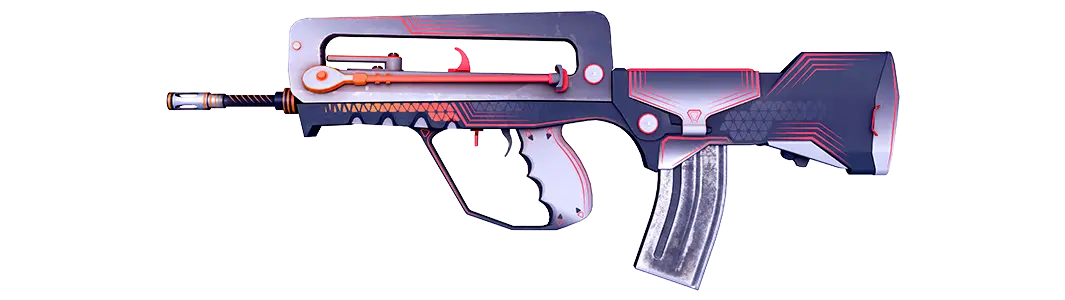 Sci-fi Valence pistol skin