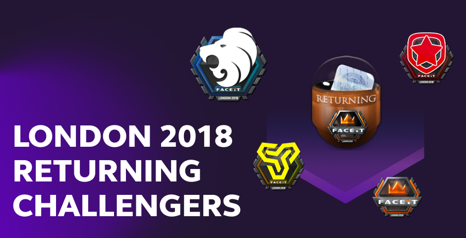 London 2018 Returning Challengers esports sticker