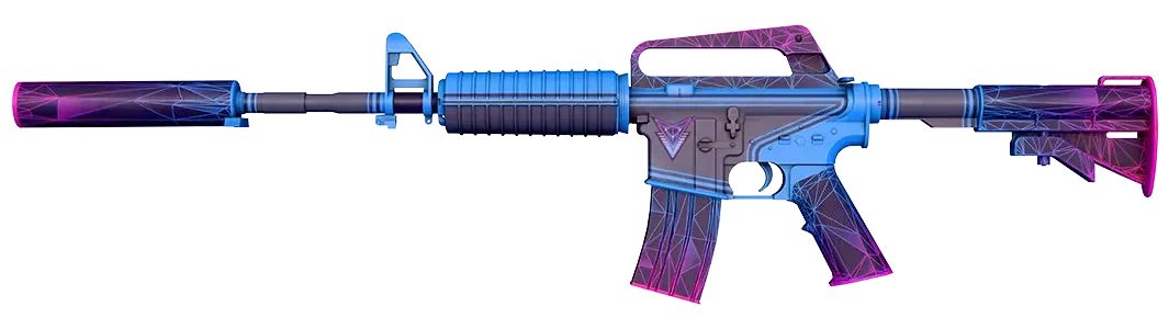 Blue Decimator LR-2 rifle