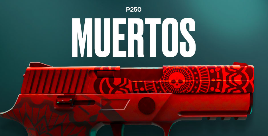 Red skull weapon skin Muertos