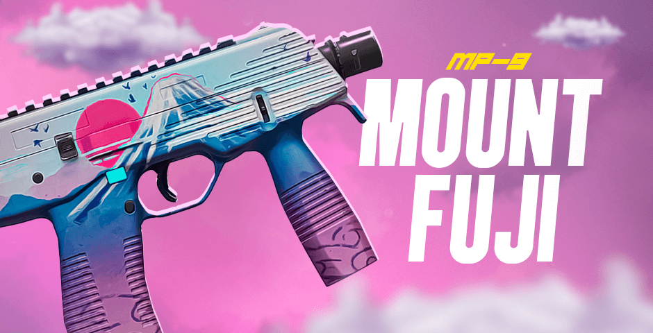 MP9 with Mount Fuji artwork