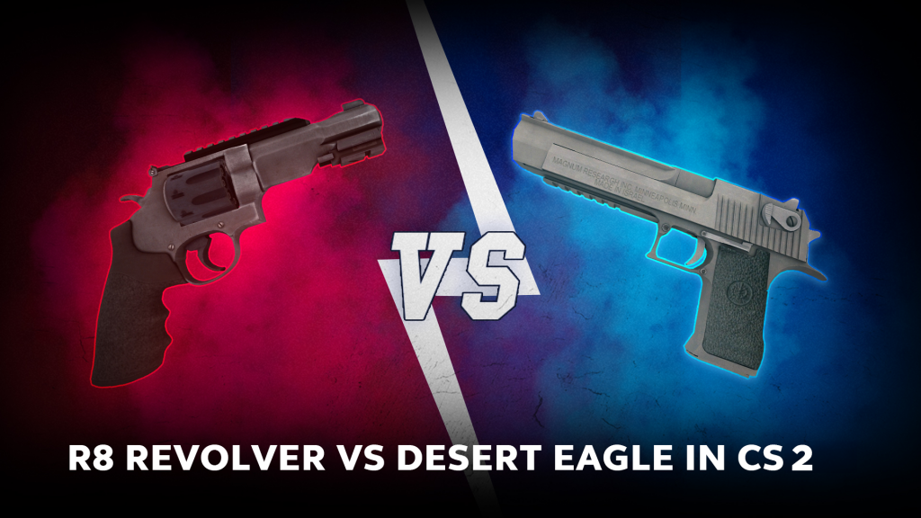 R8 Revolver versus Deagle CS2 comparison