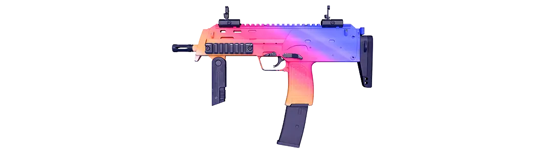 Colorful gradient rifle skin