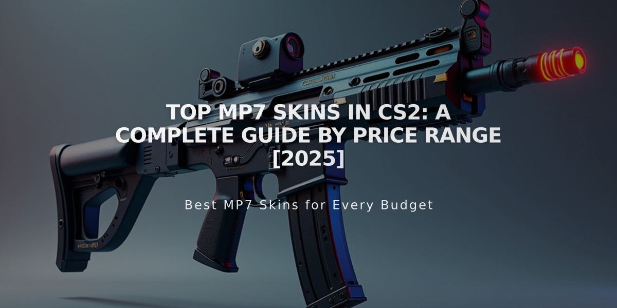 Top MP7 Skins in CS2: A Complete Guide by Price Range [2025]