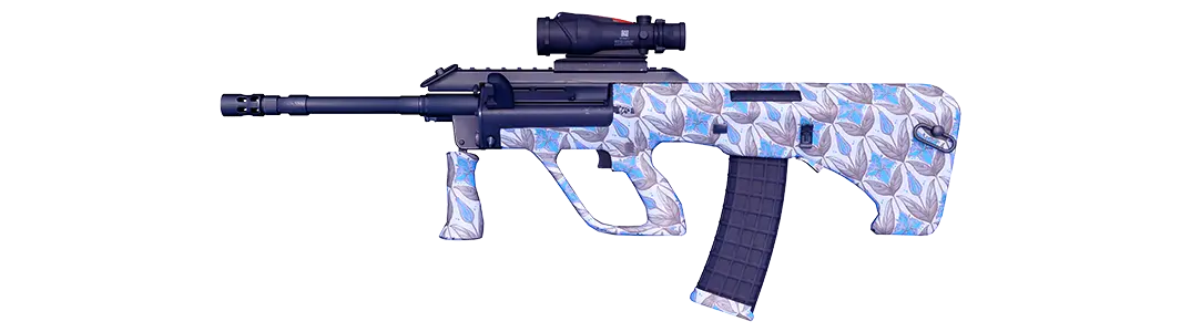 Midnight Lily rifle skin design