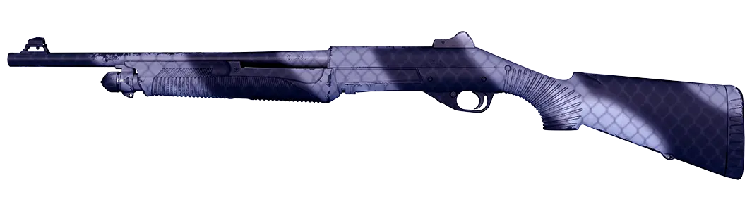 Polar Mesh camouflage shotgun