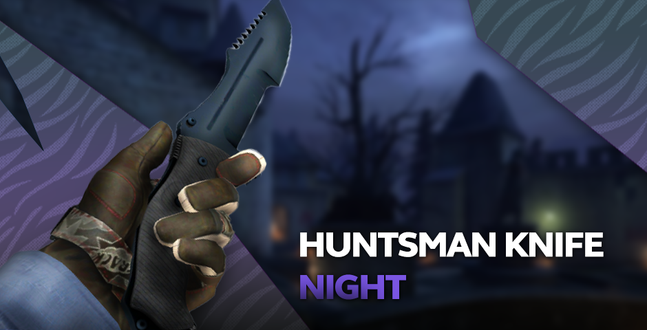 Huntsman Knife Night Skin Dark