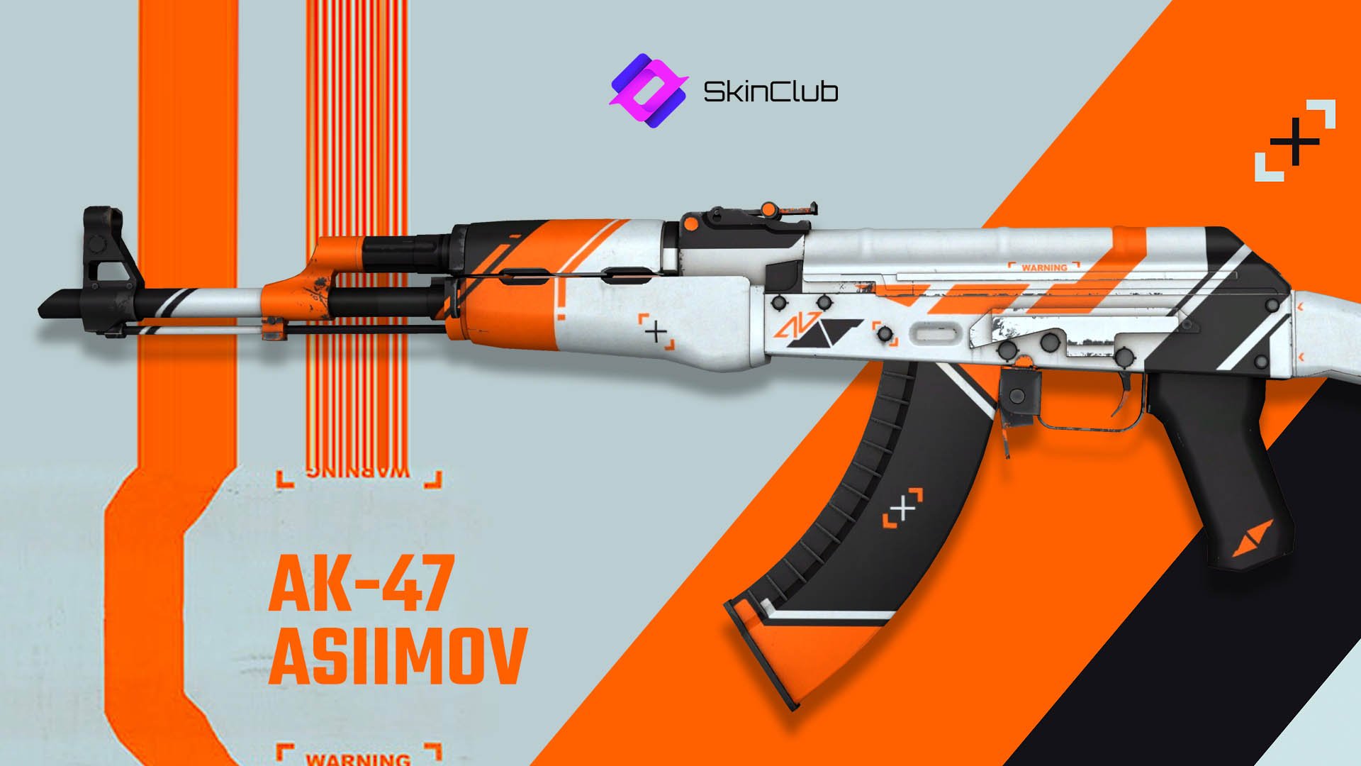 AK-47 Asiimov Skin Gaming Design