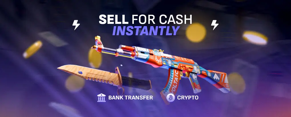 Sell items for instant cash