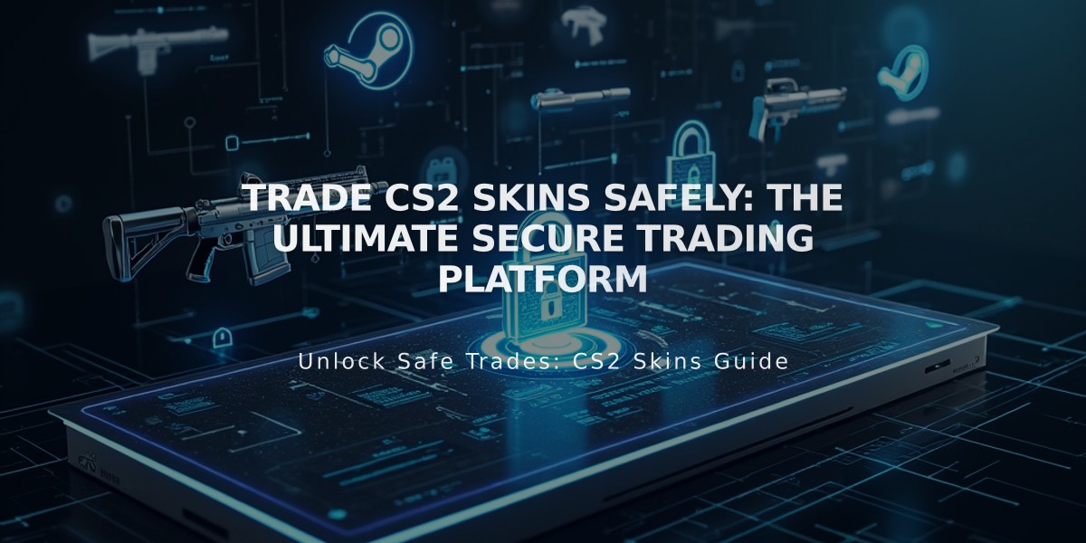 Trade CS2 Skins Safely: The Ultimate Secure Trading Platform