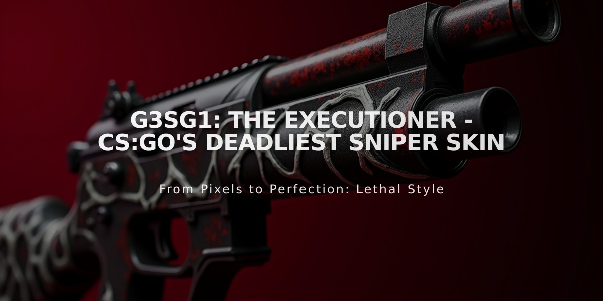 G3SG1: The Executioner - CS:GO's Deadliest Sniper Skin