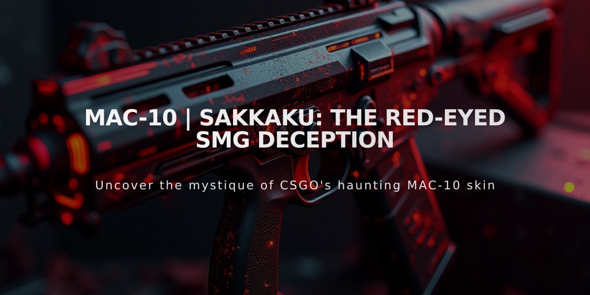 MAC-10 | Sakkaku: The Red-Eyed SMG Deception