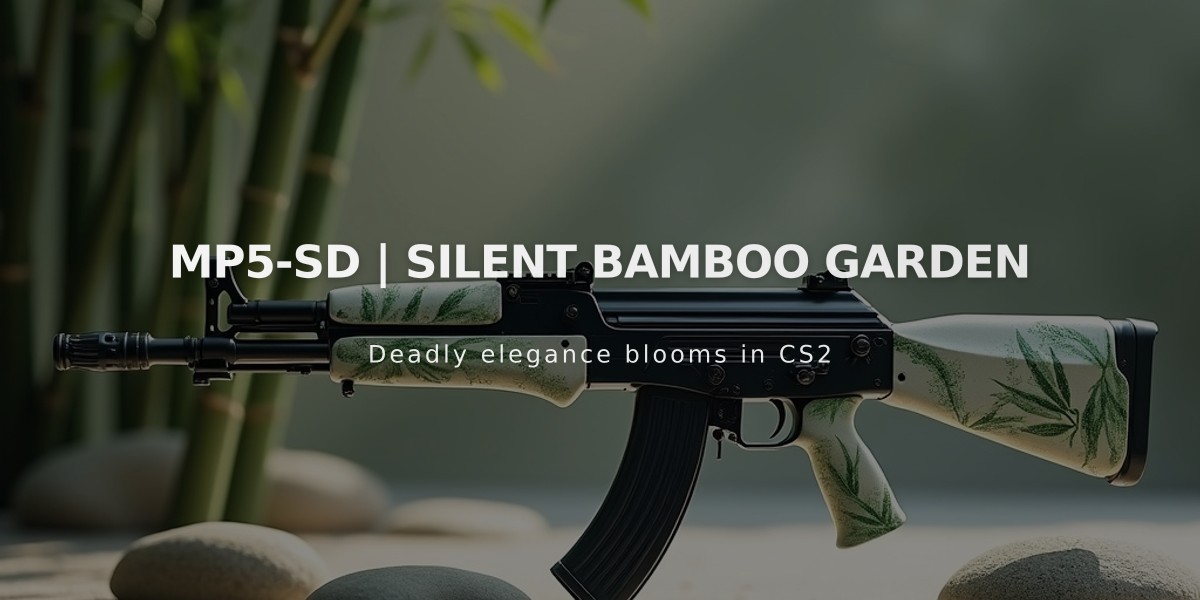 MP5-SD | Silent Bamboo Garden