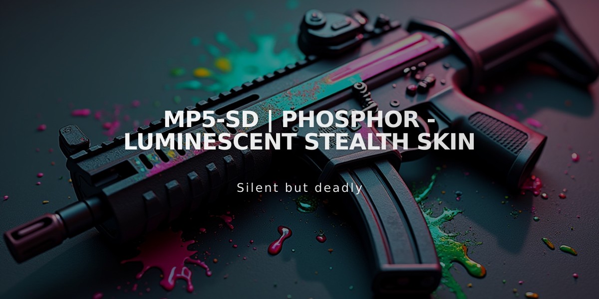 MP5-SD | Phosphor - Luminescent Stealth Skin