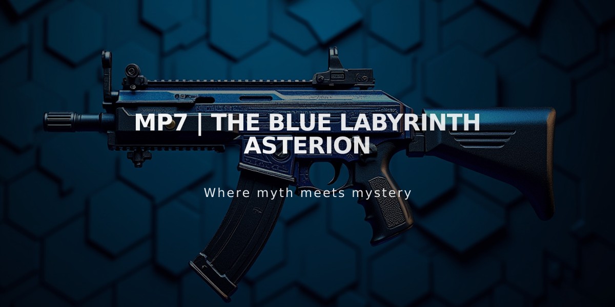 MP7 | The Blue Labyrinth Asterion