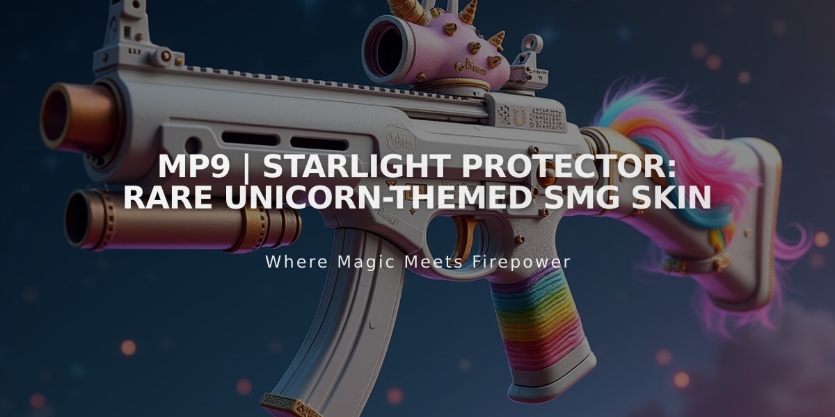 MP9 | Starlight Protector: Rare Unicorn-Themed SMG Skin