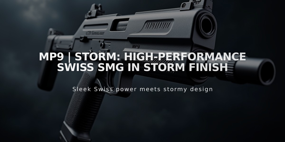 MP9 | Storm: High-Performance Swiss SMG in Storm Finish